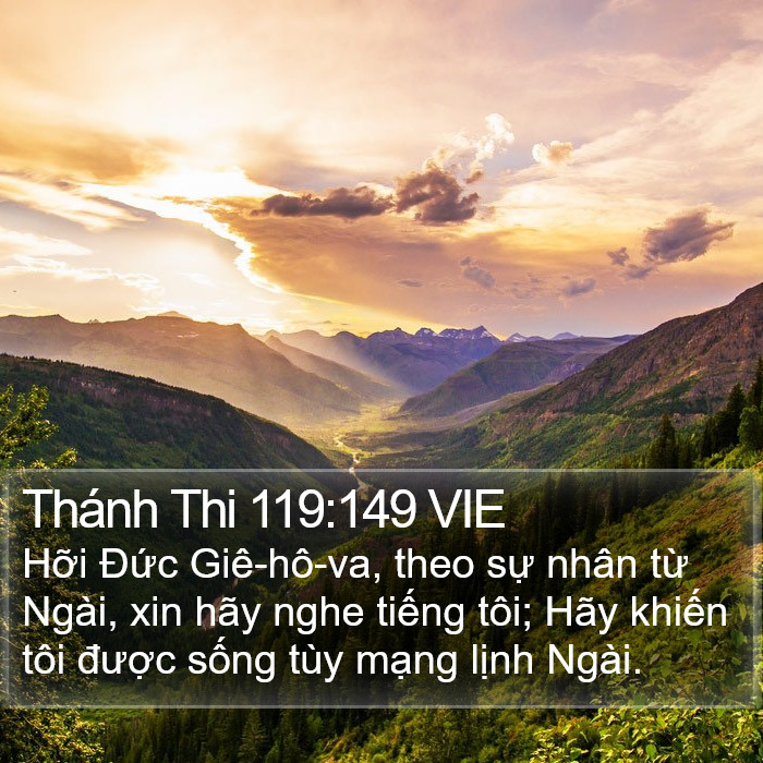 Thánh Thi 119:149 VIE Bible Study