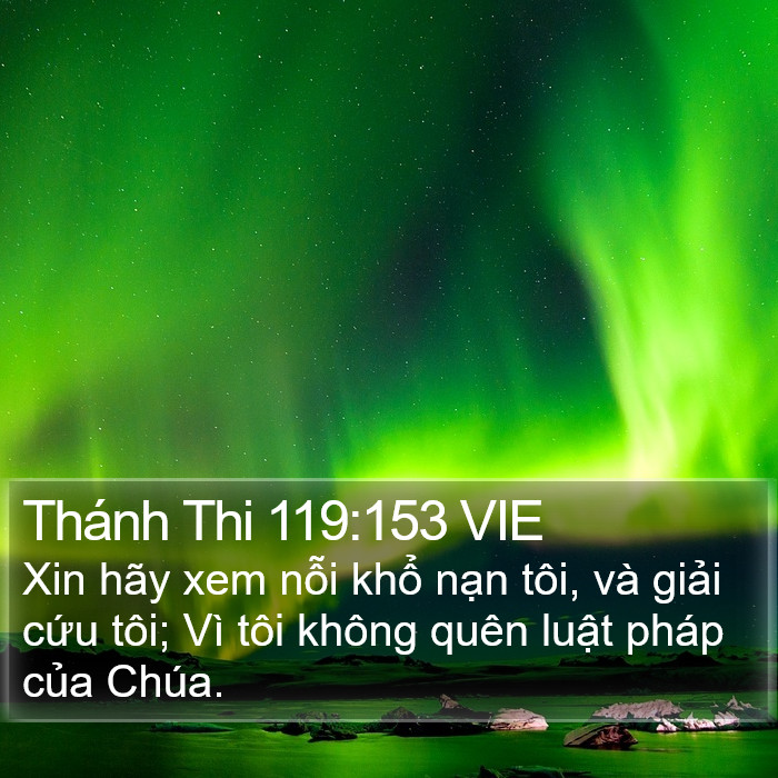Thánh Thi 119:153 VIE Bible Study