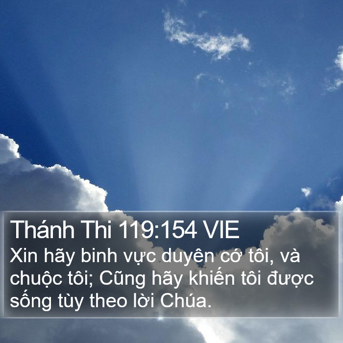 Thánh Thi 119:154 VIE Bible Study