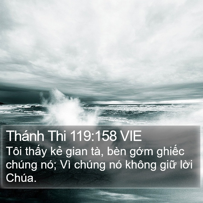 Thánh Thi 119:158 VIE Bible Study