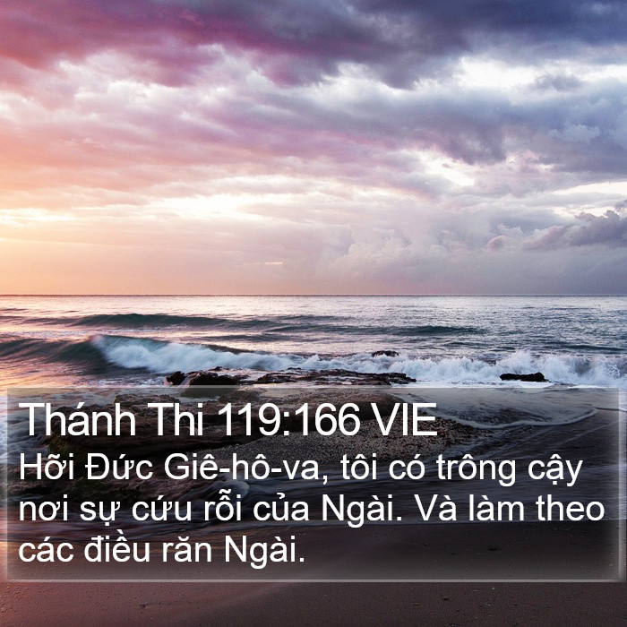 Thánh Thi 119:166 VIE Bible Study