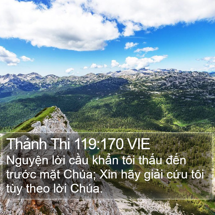 Thánh Thi 119:170 VIE Bible Study