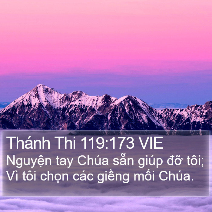 Thánh Thi 119:173 VIE Bible Study