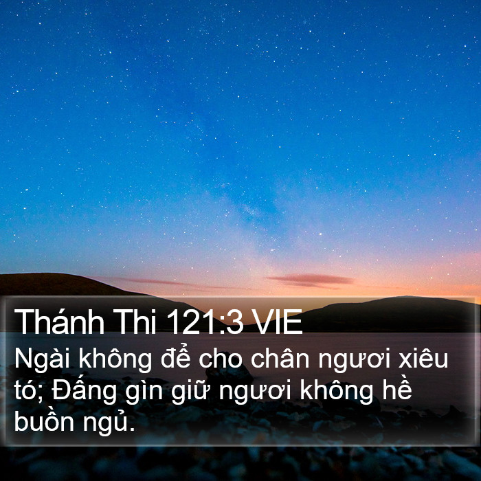 Thánh Thi 121:3 VIE Bible Study