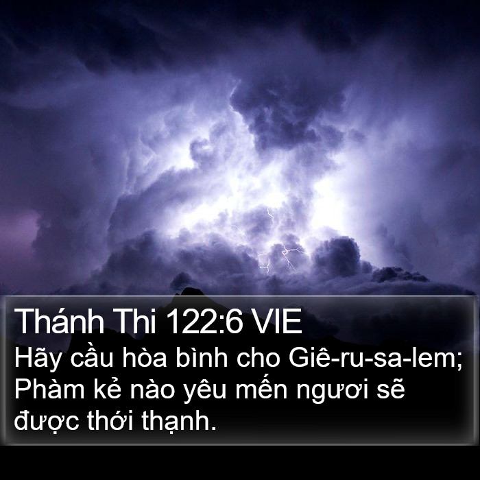 Thánh Thi 122:6 VIE Bible Study