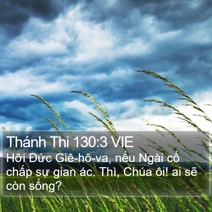 Thánh Thi 130:3 VIE Bible Study