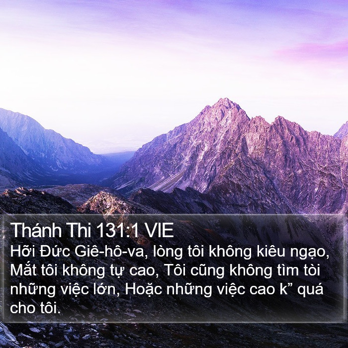 Thánh Thi 131:1 VIE Bible Study