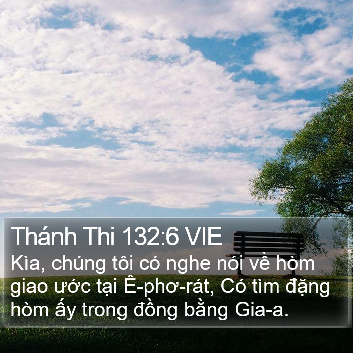 Thánh Thi 132:6 VIE Bible Study