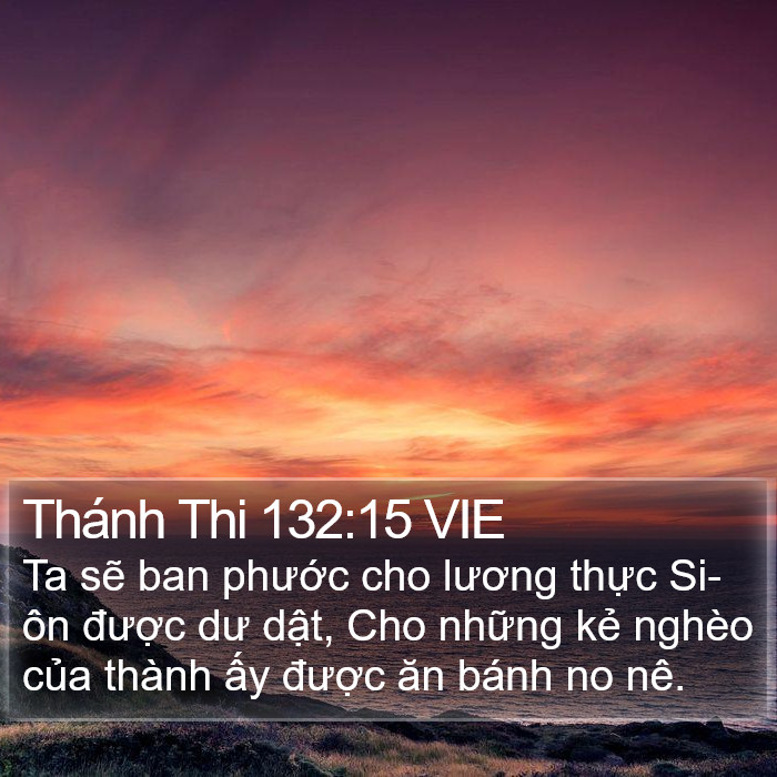 Thánh Thi 132:15 VIE Bible Study