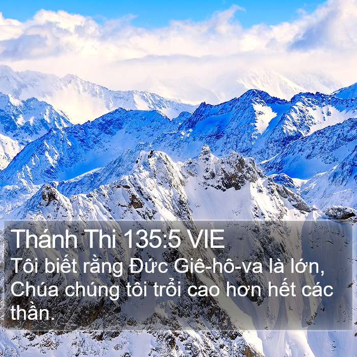 Thánh Thi 135:5 VIE Bible Study