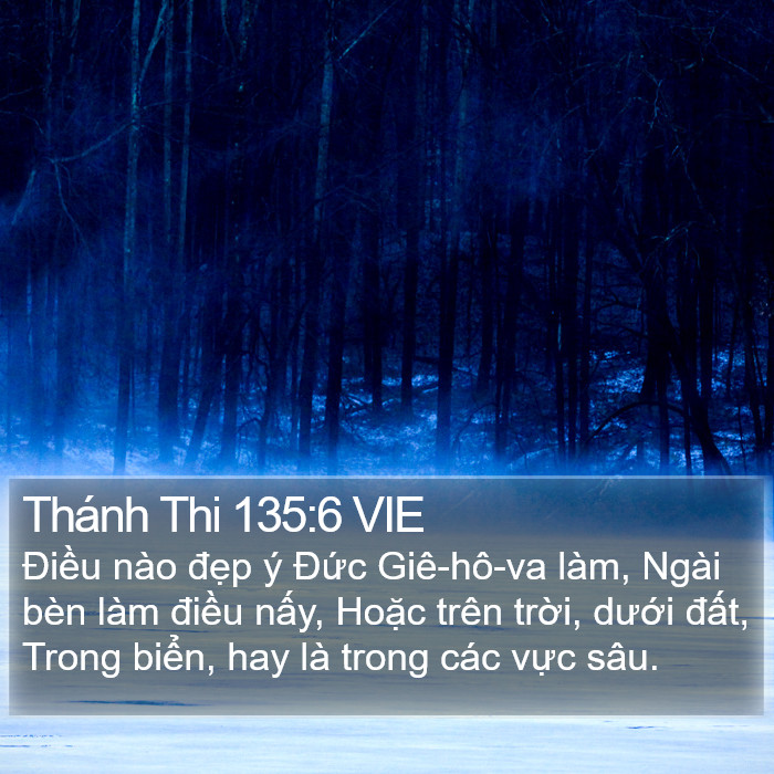 Thánh Thi 135:6 VIE Bible Study