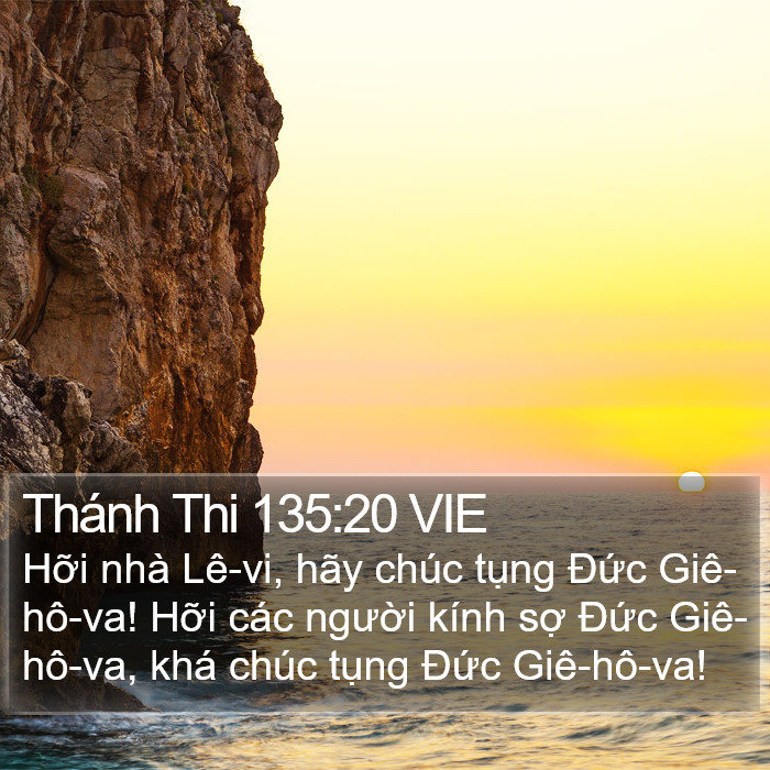 Thánh Thi 135:20 VIE Bible Study