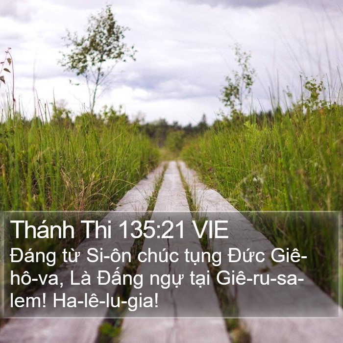 Thánh Thi 135:21 VIE Bible Study