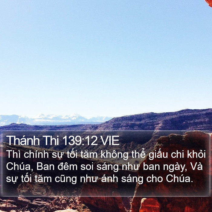Thánh Thi 139:12 VIE Bible Study