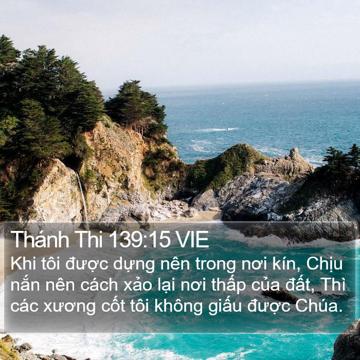 Thánh Thi 139:15 VIE Bible Study