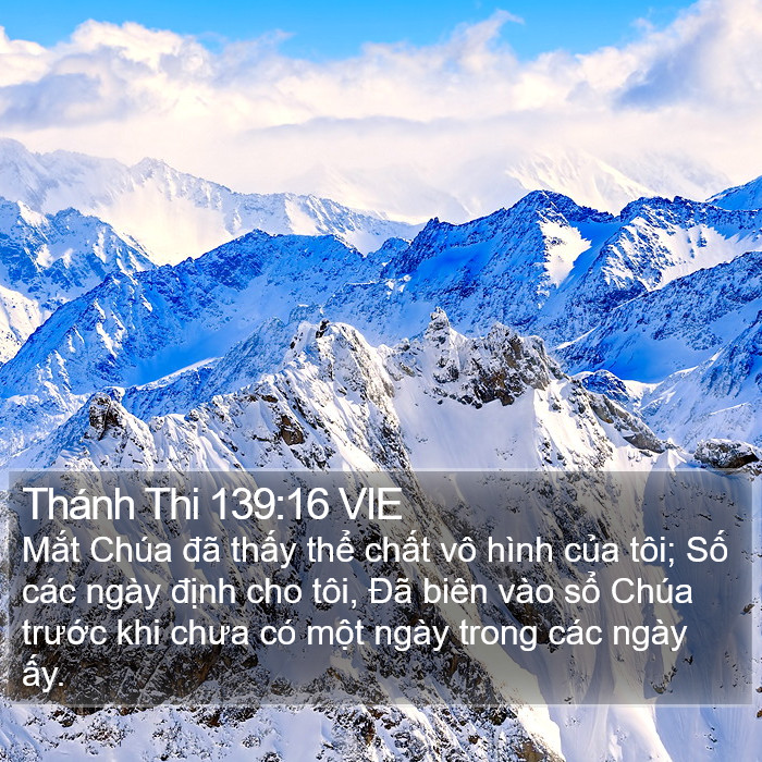 Thánh Thi 139:16 VIE Bible Study
