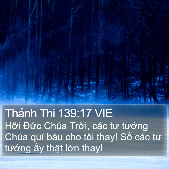 Thánh Thi 139:17 VIE Bible Study