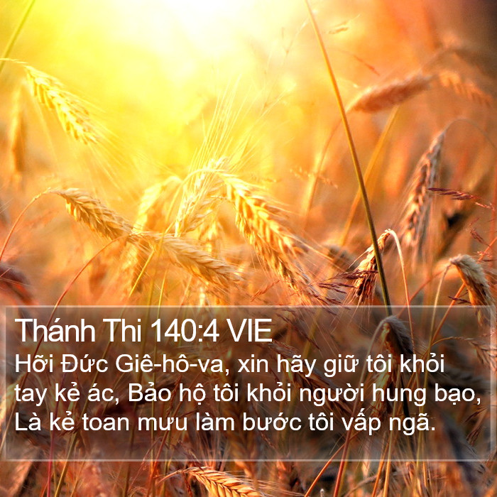 Thánh Thi 140:4 VIE Bible Study