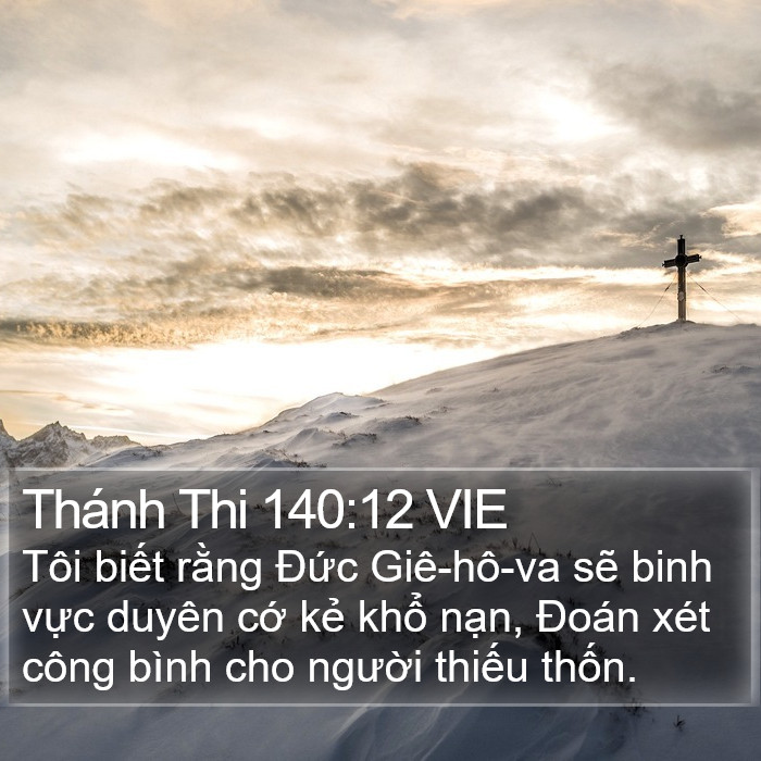 Thánh Thi 140:12 VIE Bible Study