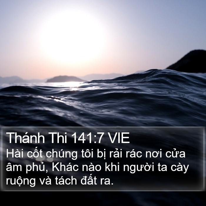 Thánh Thi 141:7 VIE Bible Study