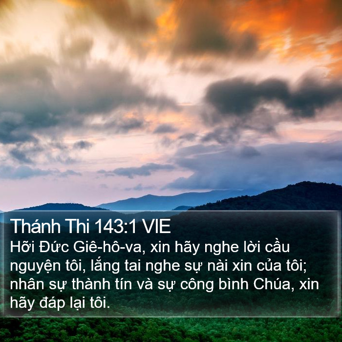 Thánh Thi 143:1 VIE Bible Study
