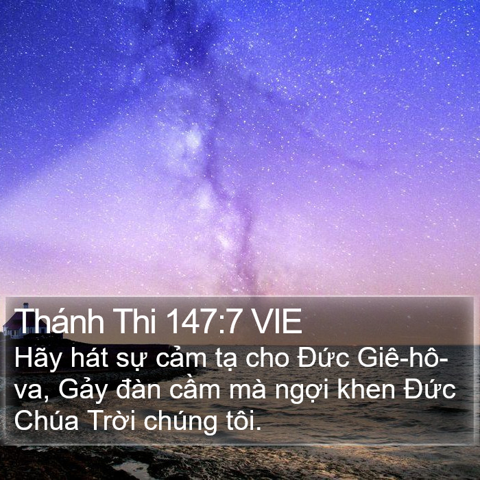 Thánh Thi 147:7 VIE Bible Study