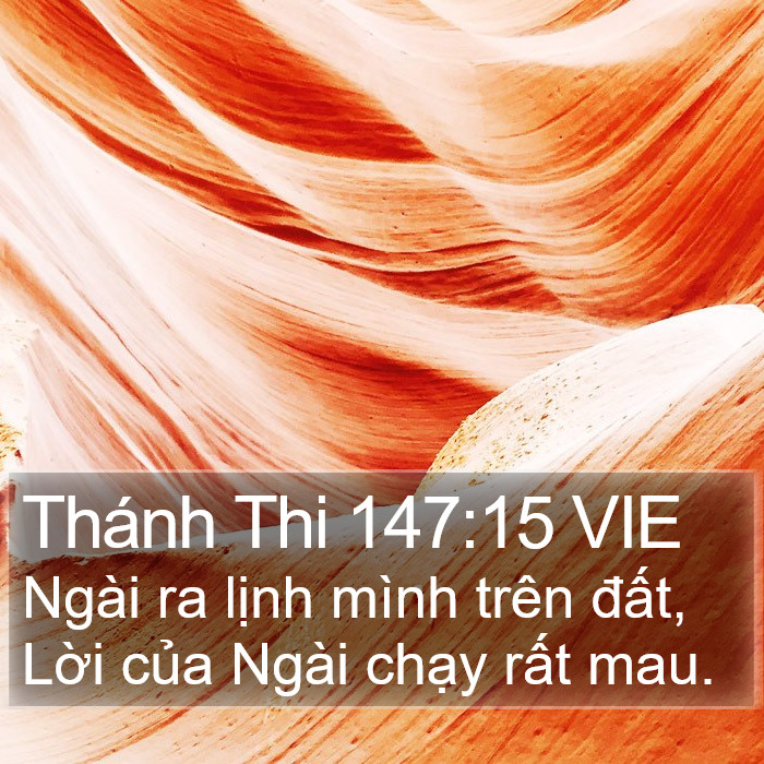 Thánh Thi 147:15 VIE Bible Study
