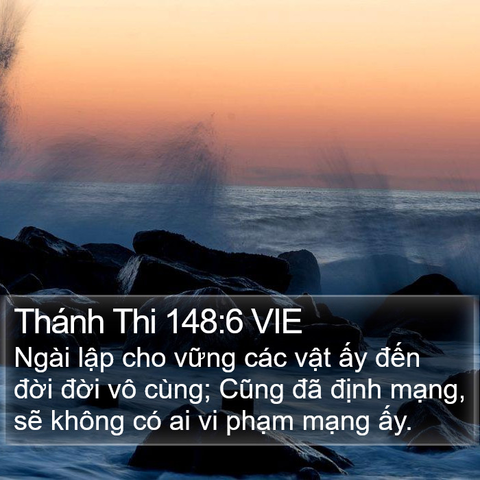 Thánh Thi 148:6 VIE Bible Study