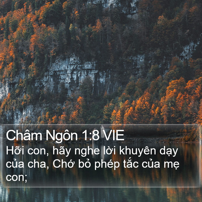 Châm Ngôn 1:8 VIE Bible Study