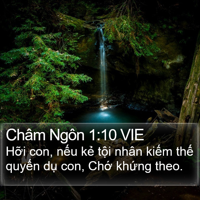 Châm Ngôn 1:10 VIE Bible Study