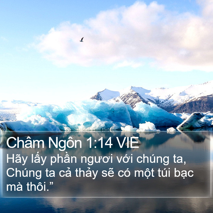 Châm Ngôn 1:14 VIE Bible Study