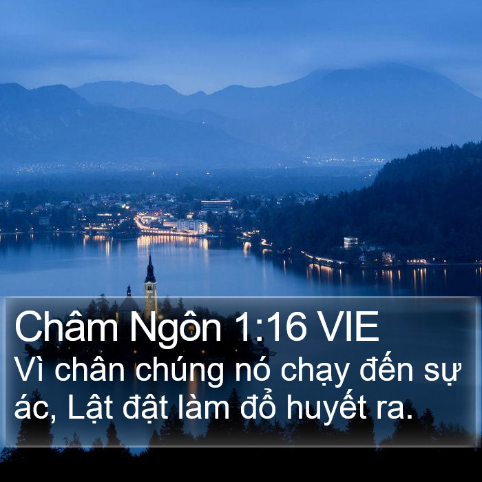 Châm Ngôn 1:16 VIE Bible Study