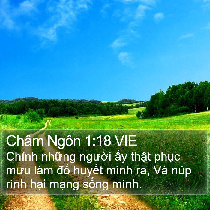 Châm Ngôn 1:18 VIE Bible Study