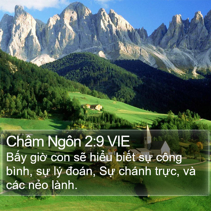 Châm Ngôn 2:9 VIE Bible Study