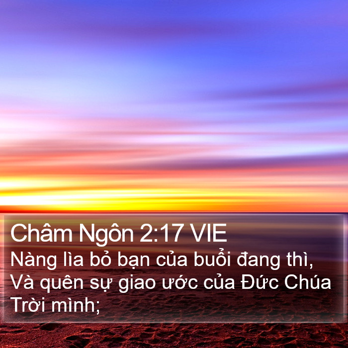 Châm Ngôn 2:17 VIE Bible Study