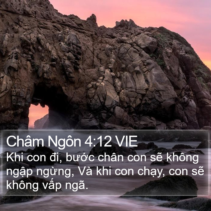 Châm Ngôn 4:12 VIE Bible Study