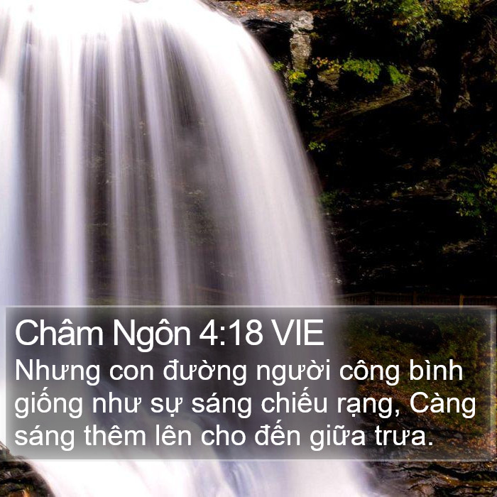 Châm Ngôn 4:18 VIE Bible Study