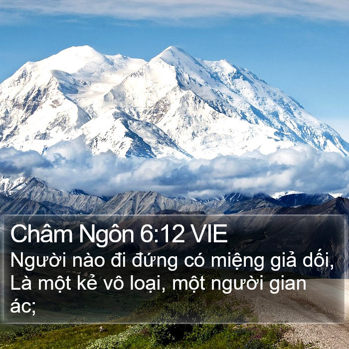 Châm Ngôn 6:12 VIE Bible Study