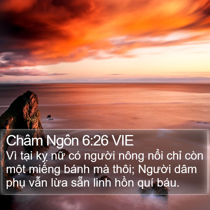 Châm Ngôn 6:26 VIE Bible Study