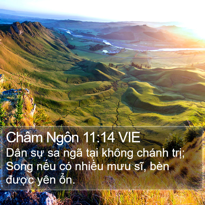 Châm Ngôn 11:14 VIE Bible Study