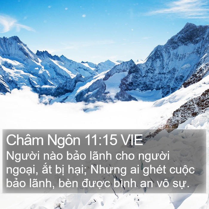 Châm Ngôn 11:15 VIE Bible Study