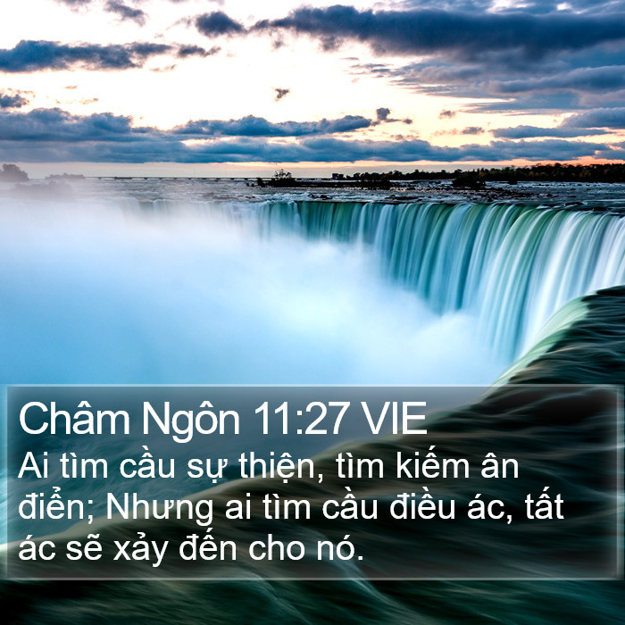 Châm Ngôn 11:27 VIE Bible Study