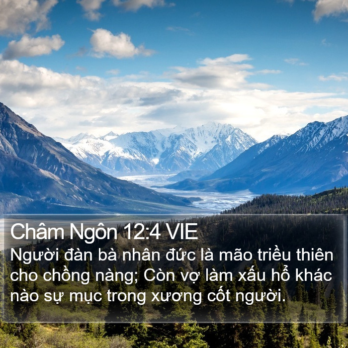 Châm Ngôn 12:4 VIE Bible Study