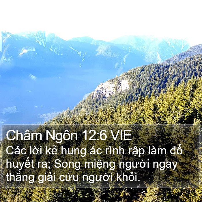 Châm Ngôn 12:6 VIE Bible Study