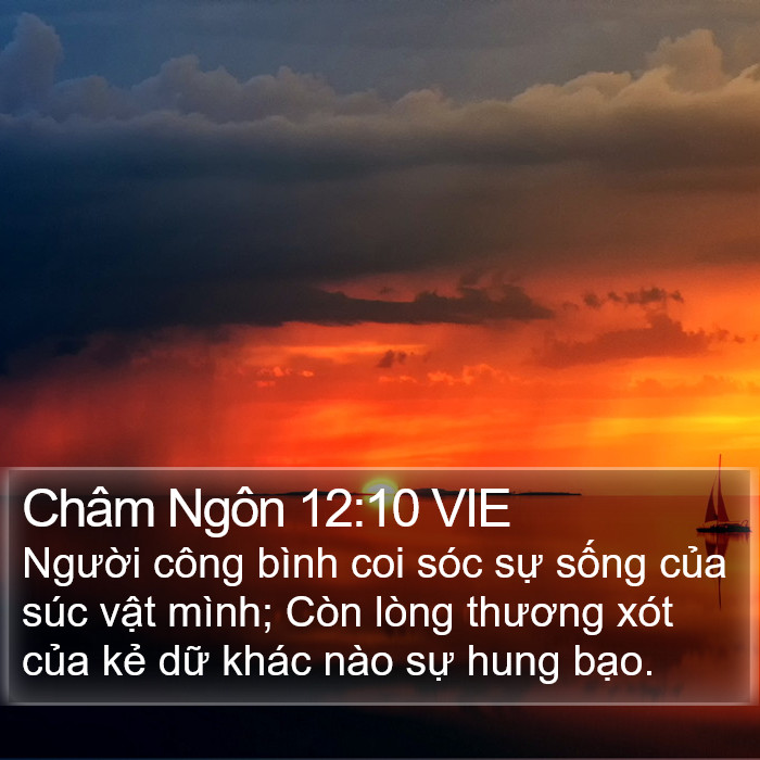 Châm Ngôn 12:10 VIE Bible Study