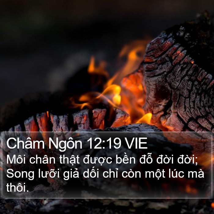 Châm Ngôn 12:19 VIE Bible Study