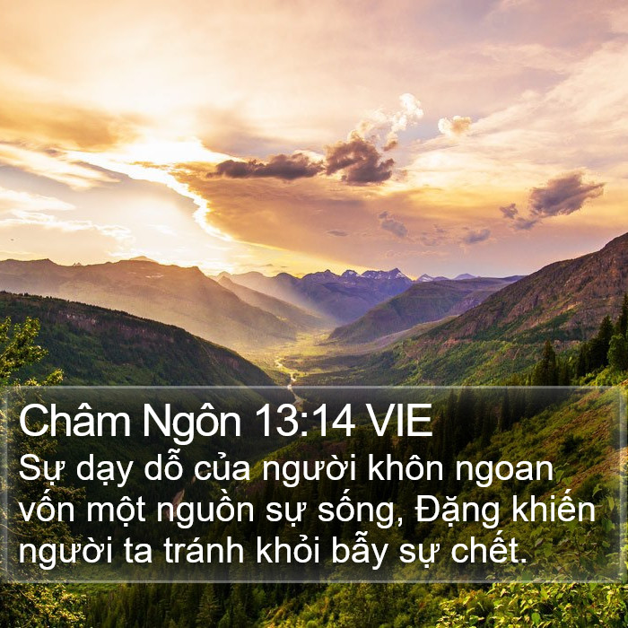 Châm Ngôn 13:14 VIE Bible Study
