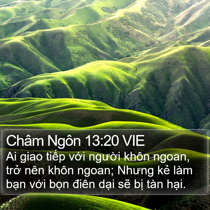Châm Ngôn 13:20 VIE Bible Study