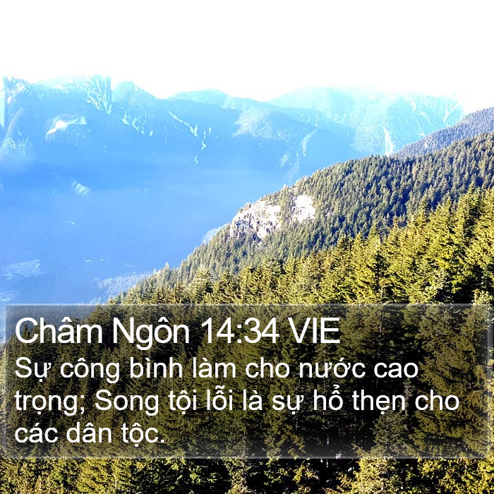 Châm Ngôn 14:34 VIE Bible Study