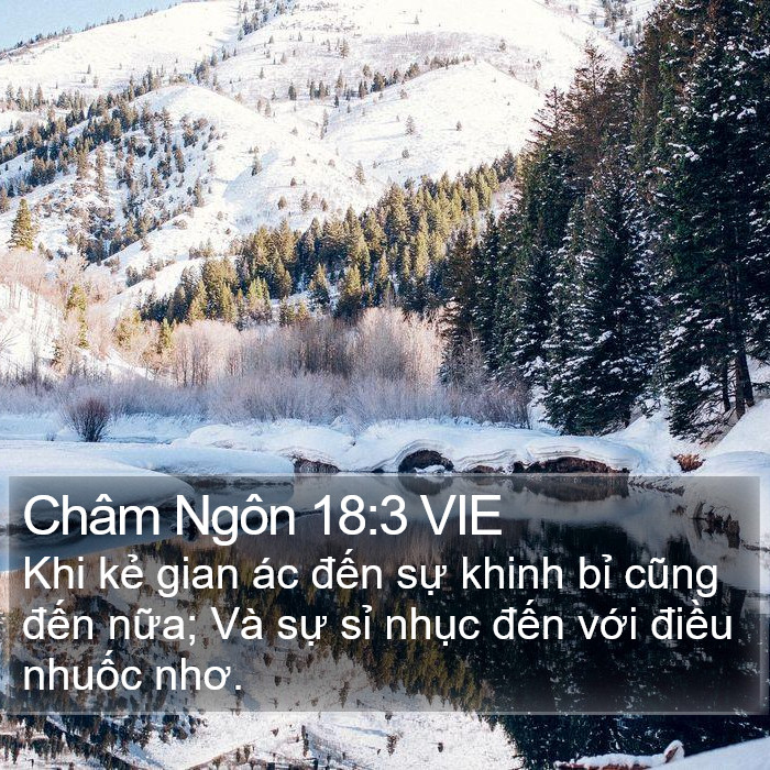 Châm Ngôn 18:3 VIE Bible Study